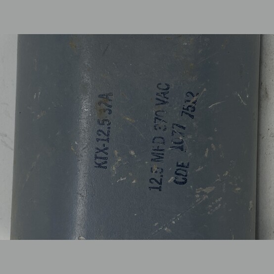 KTX 12.5 MF CAPACITOR